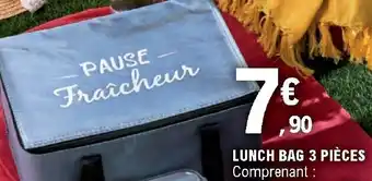 E.Leclerc Lunch Bag 3 Pièces offre