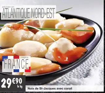 Noix De St-Jacques Avec Corail