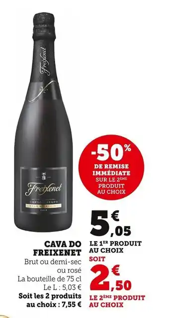 Super U Cava do Freixenet offre