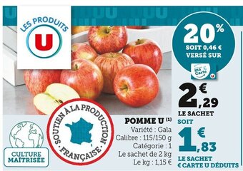 Super U Pomme U offre