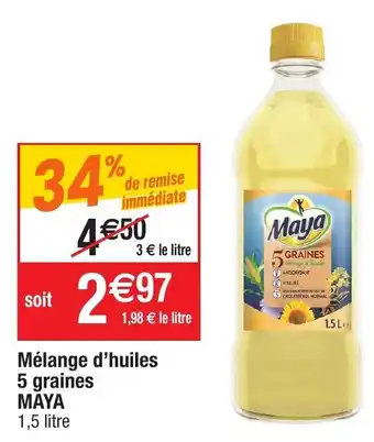 Mélange d'Huiles 5 Graines Maya