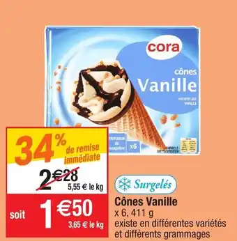 Migros Cônes Vanille offre