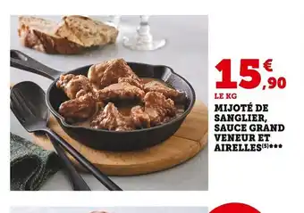 Super U Mijote de Sanglier Sauce grand Veneur Et Airelles offre