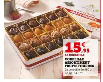 Super U Corbeille Assortiment fruits Fourres offre