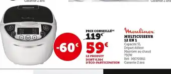Super U Moulinex Multicuiseur 12 En 1 offre