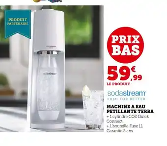 Super U Machine A Eau Petillante Terra offre