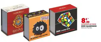 Super U Mini Calendrier offre