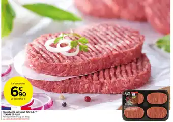 Carrefour Market Steak haché pur beouf 15% m.g tendre et plus offre