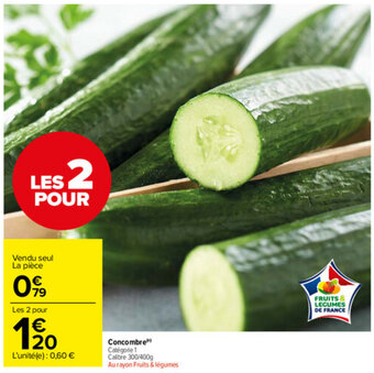 Carrefour Market Concombre offre