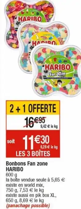 Cora x Carrefour Bonbons haribo offre