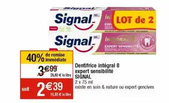 Cora x Carrefour Dentifrice signal offre