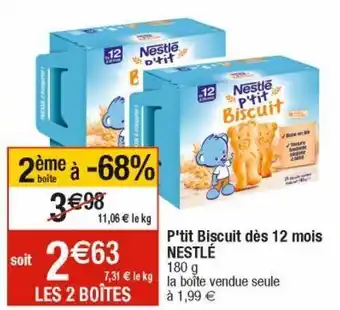 Cora x Carrefour Biscuits nestlé offre