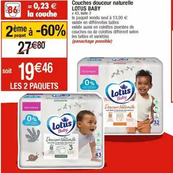 Cora x Carrefour Couches lotus offre