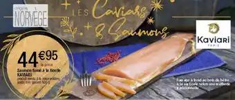 Migros Saumon fumé à la ficelle kaviari offre