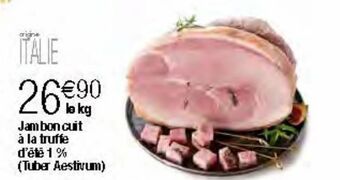 Migros Jambon cuit à la truffe d'été 1% offre