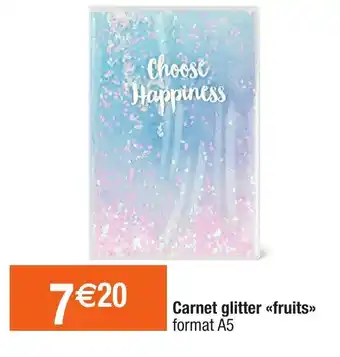 Migros Carnet Glitter offre