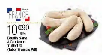 Migros Boudin blanc à l'ancienne truffe 1% offre