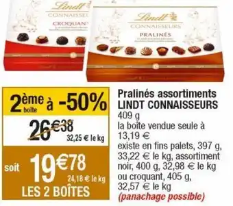 Cora x Carrefour Chocolats lindt offre
