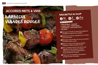 Carrefour Market Brochettes De Bœuf offre