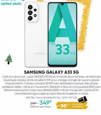 Fnac Samsung galaxy a33 5g offre