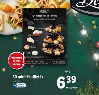 Lidl 50 mini-feuilletés deluxe offre