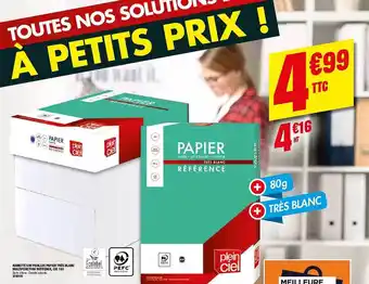 Ramette 500 feuilles papier très blanc multifonction référence, cie 161