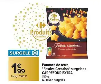 Carrefour Pommes de terre offre