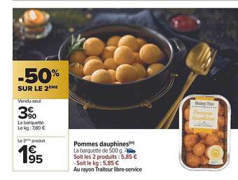 Carrefour Pommes dauphines offre