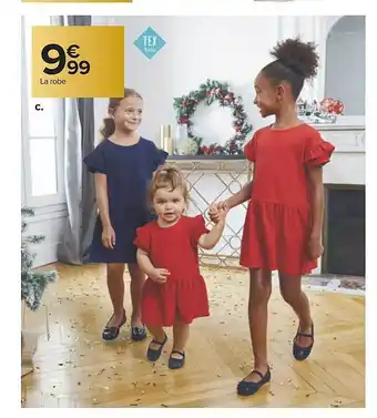 Carrefour La robe tex baby offre