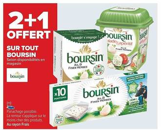 Carrefour Boursin offre