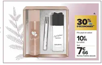 Carrefour Le coffret je t'aime offre