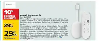 Carrefour Appareil de streaming tv offre