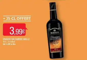 Match Vinaigre balsamique maille offre