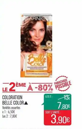 Match Coloration belle color offre