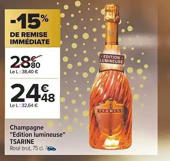 Carrefour Champagne offre