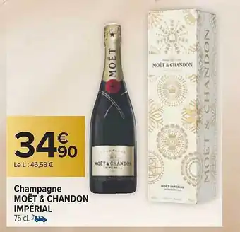 Champagne moët & chandon impérial