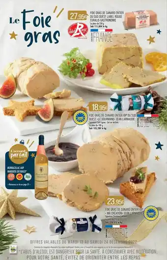 Match Foie gras de canard entier du sud ouest label rouge euralis gastronomie, foie gras de canard entier igp du sud ouest «le gour offre