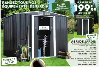Shopix Abri de jardin offre