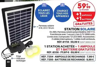 Shopix Station solaire offre