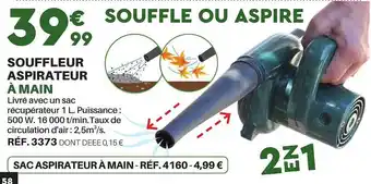 Shopix Souffleur aspirateur à main offre