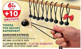 Shopix Sandows express offre