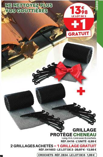 Shopix Grillage protège cheneau offre