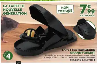 Shopix Tapettes rongeurs grand format offre