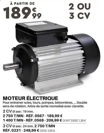 Shopix Moteur électrique offre