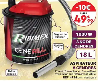 Shopix Aspirateur à cendres offre