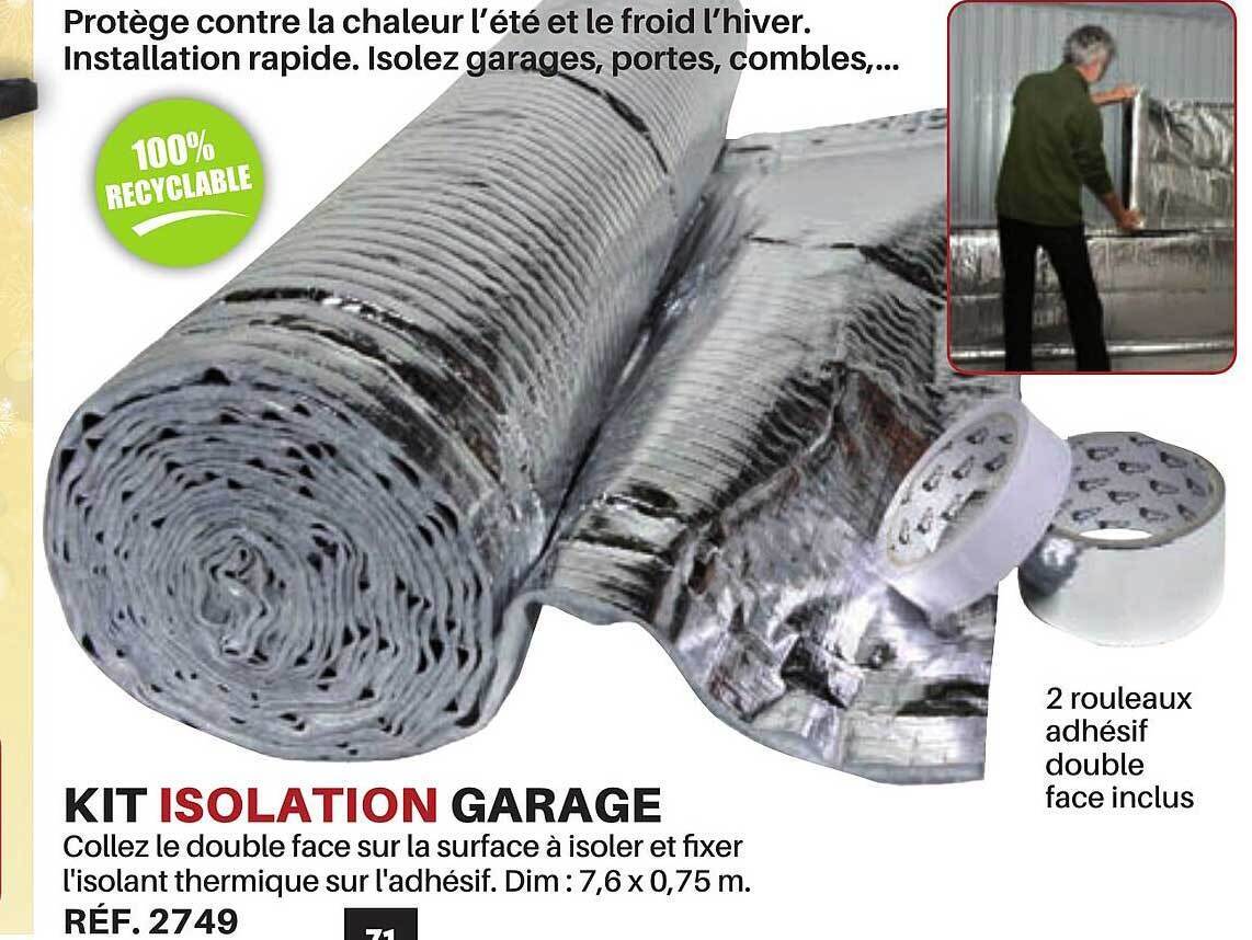 Promo Kit isolation garage chez Shopix
