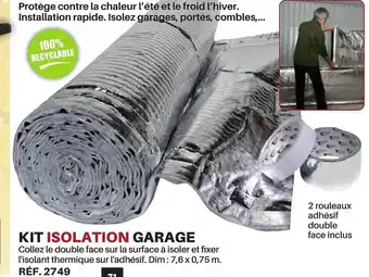 Shopix Kit isolation garage offre