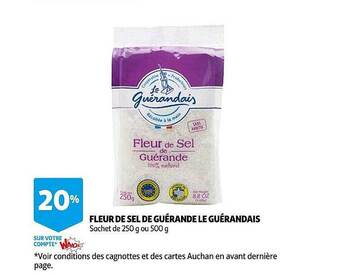 Auchan Fleur de sel de guérande le guérandais offre