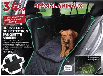 Shopix Housse luxe de protection banquette arrière offre
