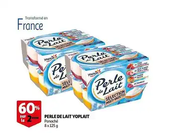 Auchan Perle de lait yoplait offre
